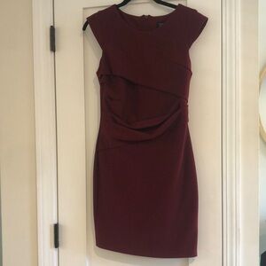 Topshop maroon dress size 6